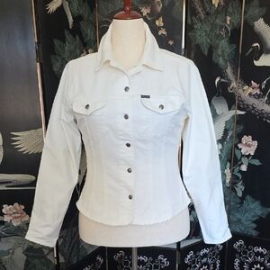 Façonnable White Jean Jacket for Women